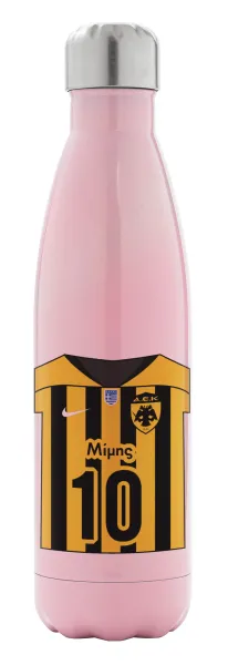 ΑΕΚ εμφάνιση — Metal mug thermos Pink Iridiscent (Stainless steel), double wall, 500ml