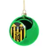 Green Christmas tree ornament ball 8cm