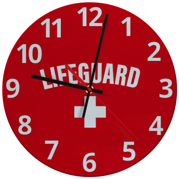 Lifeguard, Ρολόι τοίχου γυάλινο (30cm)