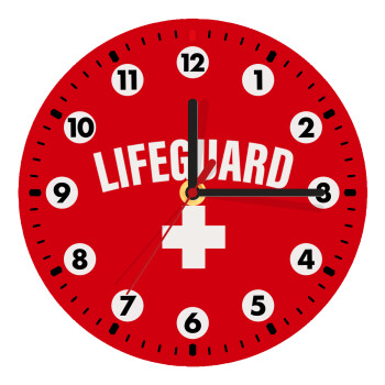 Lifeguard, Wooden wall clock (20cm)