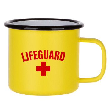 Lifeguard, Κούπα Μεταλλική εμαγιέ ΜΑΤ Κίτρινη 360ml