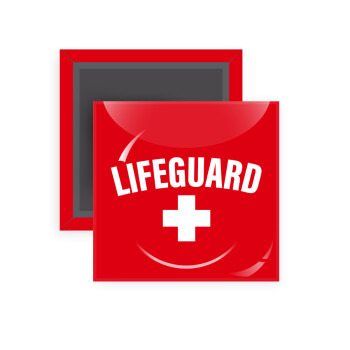 Lifeguard, Μαγνητάκι ψυγείου τετράγωνο διάστασης 5x5cm