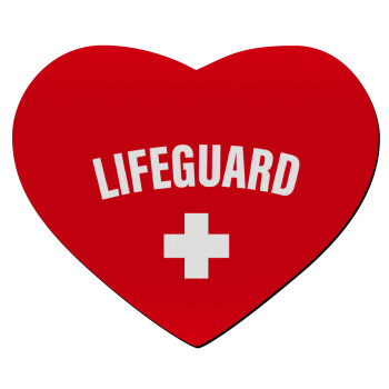 Lifeguard, Mousepad heart 23x20cm
