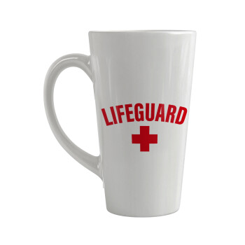Lifeguard, Κούπα κωνική Latte Μεγάλη, κεραμική, 450ml