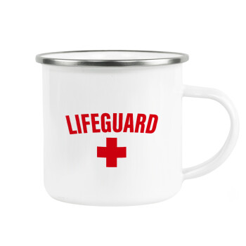 Lifeguard, Κούπα Μεταλλική εμαγιέ λευκη 360ml
