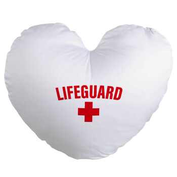 Lifeguard, Μαξιλάρι καναπέ καρδιά 40x40cm περιέχεται το  γέμισμα
