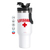 Mega Stainless steel Tumbler with lid, double wall 1,2L