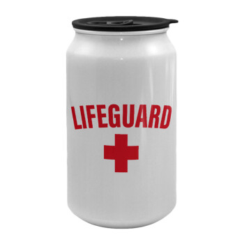 Lifeguard, Κούπα ταξιδιού μεταλλική με καπάκι (tin-can) 500ml
