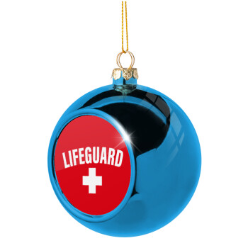 Lifeguard, Χριστουγεννιάτικη μπάλα δένδρου Μπλε 8cm