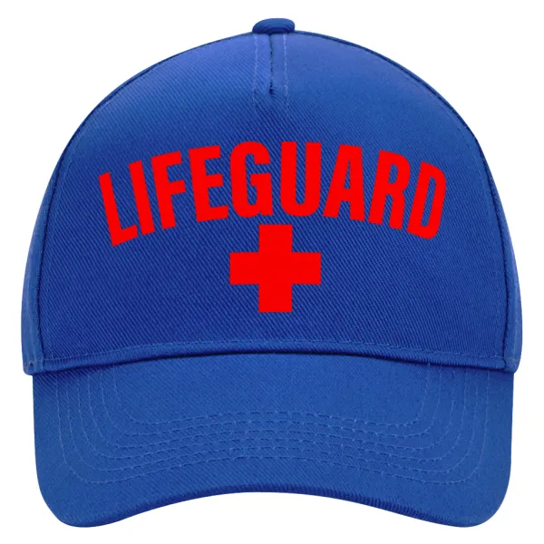 Lifeguard — Ultimate Adult Hat BLUE, (100% COTTON DRILL, ADULT, UNISEX, ONE SIZE)