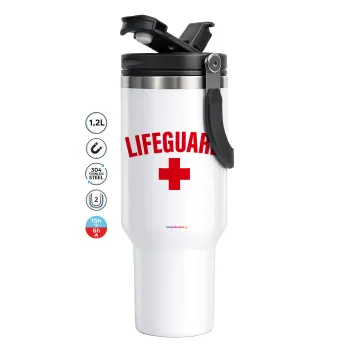 Lifeguard, Mega Stainless steel Tumbler with lid, double wall 1,2L