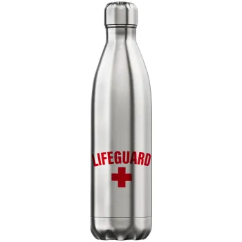 Lifeguard, Inox (Stainless steel) hot metal mug, double wall, 750ml