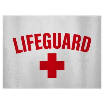 Lifeguard, Επιφάνεια κοπής γυάλινη (38x28cm)