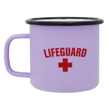 Lifeguard, Κούπα Μεταλλική εμαγιέ ΜΑΤ Light Pastel Purple 360ml