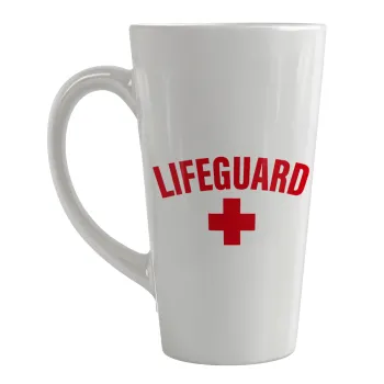 Lifeguard, Κούπα κωνική Latte Μεγάλη, κεραμική, 450ml