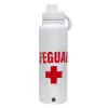 1L Stainless Steel Thermal Bottle with Phone Holder & Double Wall Insulation