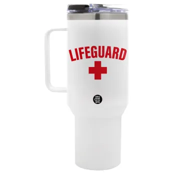 Lifeguard, Mega Tumbler με καπάκι, διπλού τοιχώματος (θερμό) 1,2L
