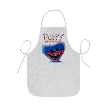 Poppy Playtime Huggy wuggy, Ποδιά Σεφ ολόσωμη κοντή  Παιδική (44x62cm)