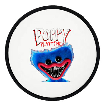 Poppy Playtime Huggy wuggy, Βεντάλια υφασμάτινη αναδιπλούμενη με θήκη (20cm)