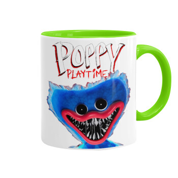 Poppy Playtime Huggy wuggy, Κούπα χρωματιστή βεραμάν, κεραμική, 330ml