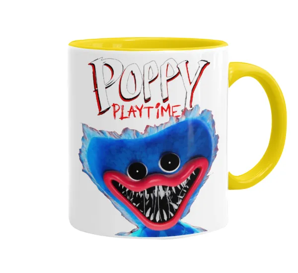 Poppy Playtime Huggy wuggy — Κεραμική Κίτρινη, 330ml