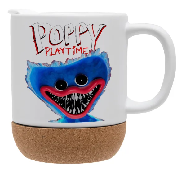 Poppy Playtime Huggy wuggy — Ceramic coffee mug Cork (MAT), 330ml