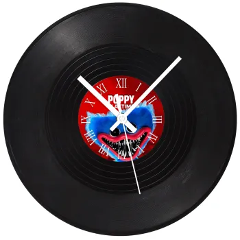 Poppy Playtime Huggy wuggy, Ρολόι τοίχου Βινύλιο (30cm)