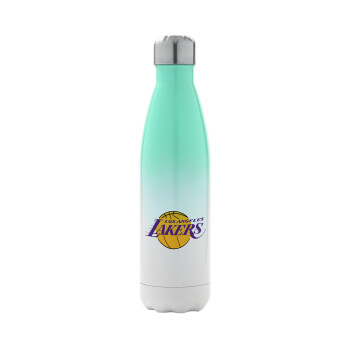 Lakers, Metal mug thermos Green/White (Stainless steel), double wall, 500ml