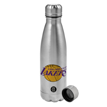 Lakers, Μεταλλικό παγούρι νερού, ανοξείδωτο ατσάλι, 750ml