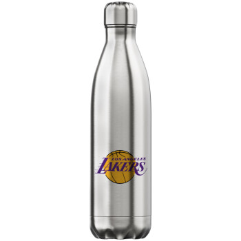 Lakers, Μεταλλικό παγούρι θερμός Inox (Stainless steel), διπλού τοιχώματος, 750ml