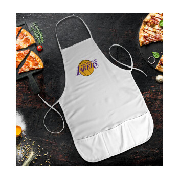 Lakers, Ποδιά Σεφ / Σερβιτόρου Ολόσωμη κοντή Ενηλίκων με τσέπες (48x73cm)