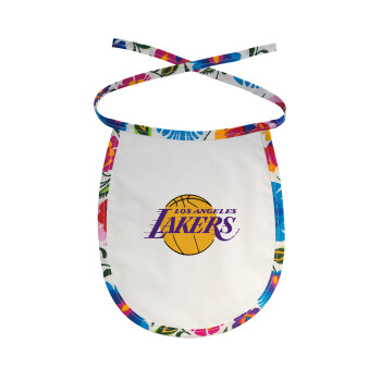 Lakers, Σαλιάρα μωρού αλέκιαστη με κορδόνι Χρωματιστή