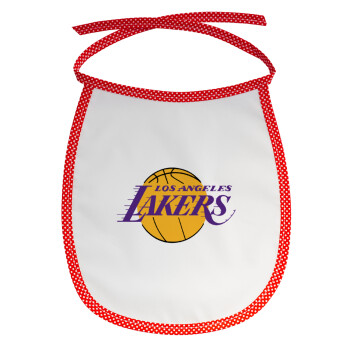 Lakers, Σαλιάρα μωρού αλέκιαστη με κορδόνι Κόκκινη