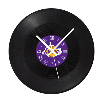 Lakers, Ρολόι τοίχου Βινύλιο (30cm)