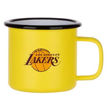 Lakers, Κούπα Μεταλλική εμαγιέ ΜΑΤ Κίτρινη 360ml