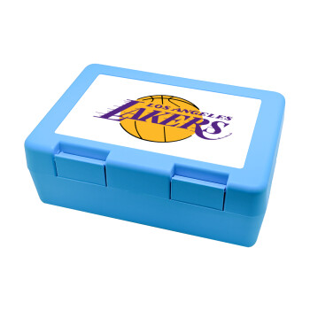 Lakers, Παιδικό δοχείο κολατσιού ΓΑΛΑΖΙΟ 185x128x65mm (BPA free πλαστικό)