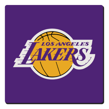 Lakers, Τετράγωνο μαγνητάκι ξύλινο 6x6cm