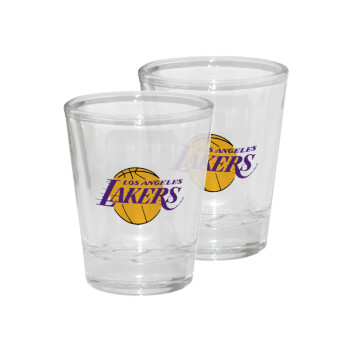 Lakers, Σφηνοπότηρα γυάλινα 45ml διάφανα (2 τεμάχια)