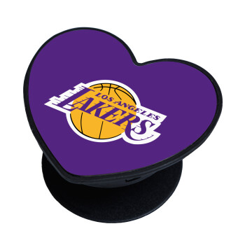 Lakers, Phone Holders Stand  καρδιά Μαύρο Βάση Στήριξης Κινητού στο Χέρι