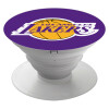 Lakers, Pop Socket Λευκό Βάση Στήριξης Κινητού στο Χέρι