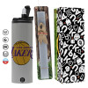 Πασχαλινή Λαμπάδα με Travel Tumbler θερμό (600ml, BPA free) & κερί αρωματικό πλακέ (30cm) (ΓΚΡΙ)