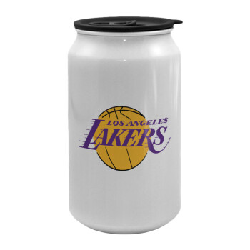 Lakers, Κούπα ταξιδιού μεταλλική με καπάκι (tin-can) 500ml