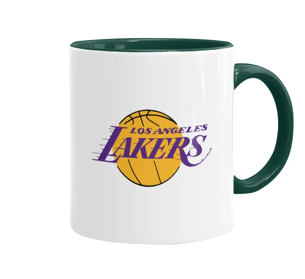 Lakers — Mug colored green, ceramic, 330ml