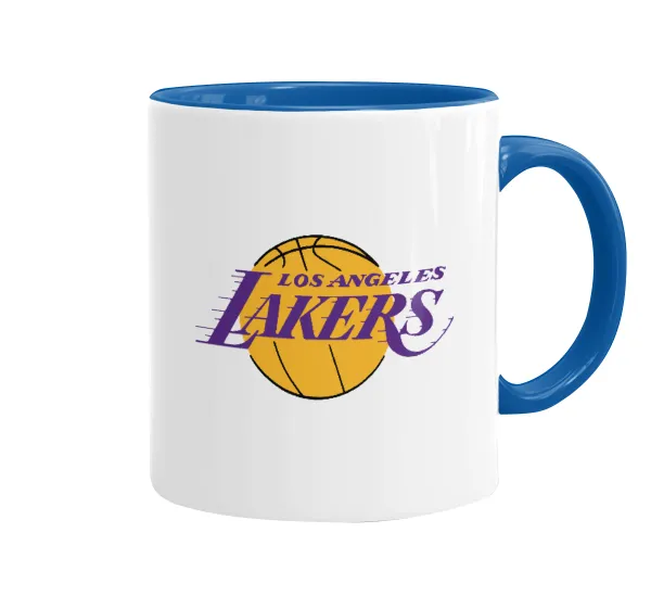 Lakers — Mug colored blue, ceramic, 330ml