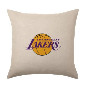 Lakers, Μαξιλάρι καναπέ ΛΙΝΟ 40x40cm περιέχεται το  γέμισμα