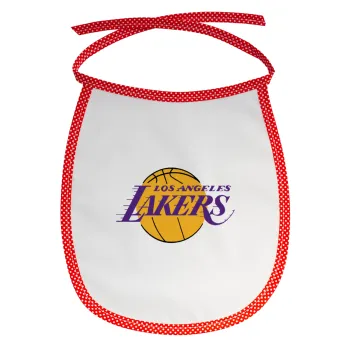 Lakers, Σαλιάρα μωρού αλέκιαστη με κορδόνι Κόκκινη