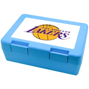 Lakers, Παιδικό δοχείο κολατσιού ΓΑΛΑΖΙΟ 185x128x65mm (BPA free πλαστικό)