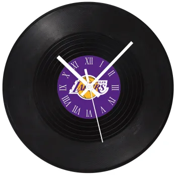 Lakers, Ρολόι τοίχου Βινύλιο (30cm)
