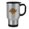 Κούπα ταξιδιού ανοξείδωτη με καπάκι, διπλού τοιχώματος (θερμό) 450ml