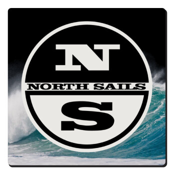 North Sails, Τετράγωνο μαγνητάκι ξύλινο 6x6cm